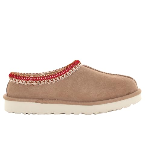 UGG Women's Tasman Slipper, Sand/Dark Cherry, 6 - Image 4