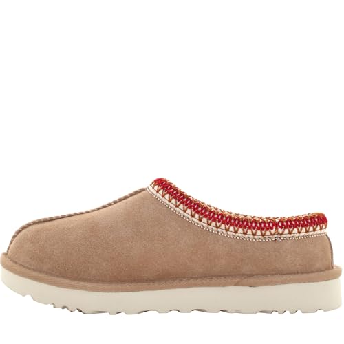 UGG Women's Tasman Slipper, Sand/Dark Cherry, 6 - Image 3