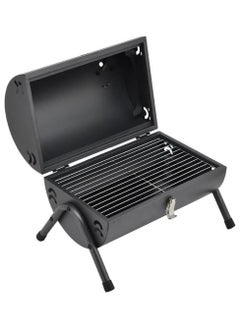 VIO Barbecue Grill Stainless Steel Charcoal Grill Foldable Durable Outdoor Household Camping BBQ Smoker for Cooking Picnic Garden Party Ramadan Get Together Patio Backyard Camping Cooking Barbecue With Lid  - Image 4
