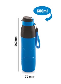 Cello Puro Steel-X Lexus Insulated  Water Bottle,  600ml with 18/8 Stainless Steel, Blue  - Image 4