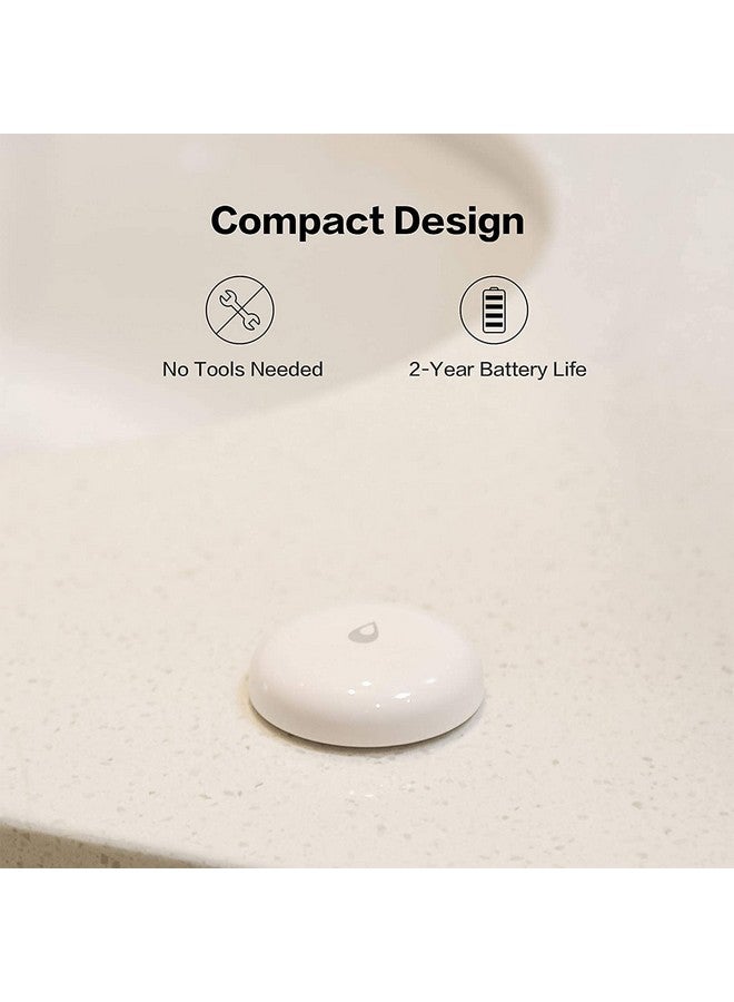 أكارا مجموعة من 3 أجهزة استشعار تسرب المياه من أكارا، كاشف تسرب المياه اللاسلكي زيجبي لنظام الإنذار وأتمتة المنزل الذكي، يتطلب تطبيق أكارا هب، إشعارات التطبيق، للمطبخ والحمام والطابق السفلي، يعمل مع IFTTT - Image 3