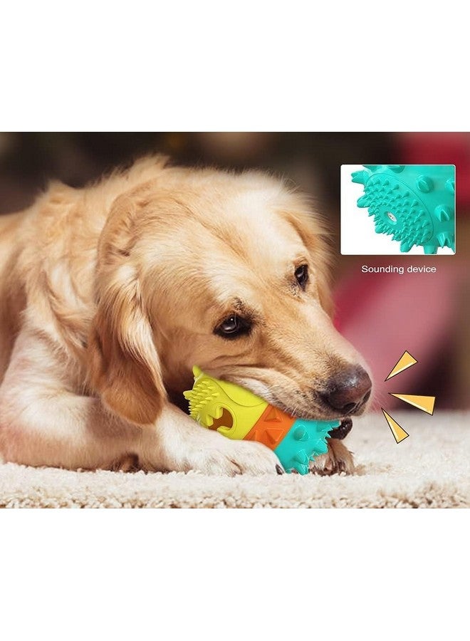 PET Dog Toys For Aggressive Chewers, Dog Ball Chew Treat Toy, Interactive Indestructible Tough Puppy Puzzle Toy With Bite Rope, Molar Squeaky Bouncing Toy For Small Medium Breeds - Image 2