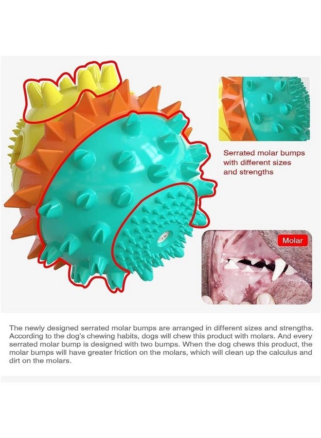 PET Dog Toys For Aggressive Chewers, Dog Ball Chew Treat Toy, Interactive Indestructible Tough Puppy Puzzle Toy With Bite Rope, Molar Squeaky Bouncing Toy For Small Medium Breeds - Image 3