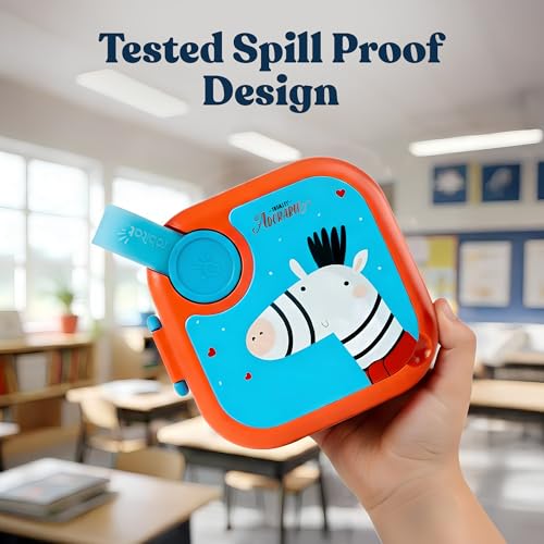 rabitat Lunchmate Mini Stainless Steel Lunch Box 500 ml | 1+1 Year Brand Warranty | Tiffin Box for School | Kanjak Gifts for Girls | BPA-Free Leak-Proof with Spoon | Totally Adorable - Image 5