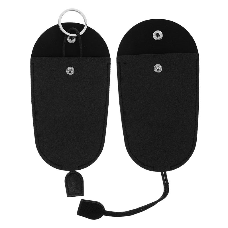 2pcs مفتاح السيارة CASE ناعم المزيف المزيف زر المفتاح المدمج حامل المفتاح المحمول منظم مفتاح أنيقة - Image 1