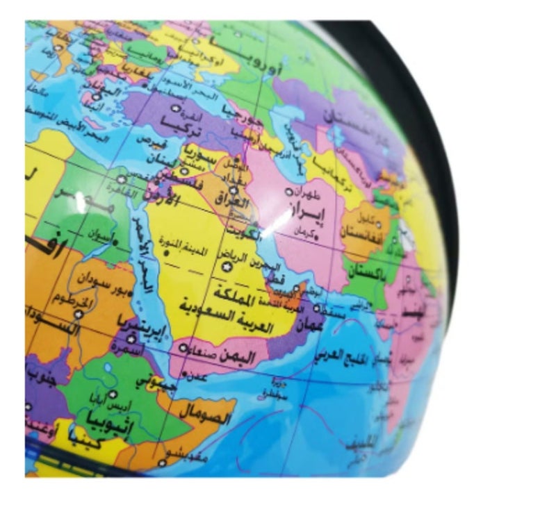 حسم كرة ارضية مجسمة باللغة العربية 10.6 سم - Image 3