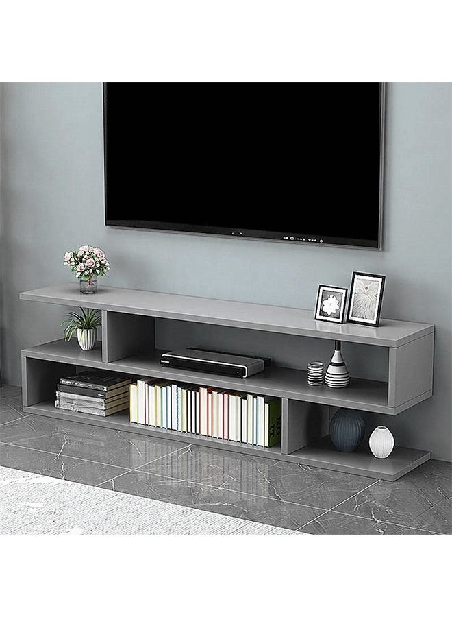 إن كي أكس حامل تلفاز بتصميم شبكي بسيط – حل تخزين أنيق للمنازل العصرية - Image 1