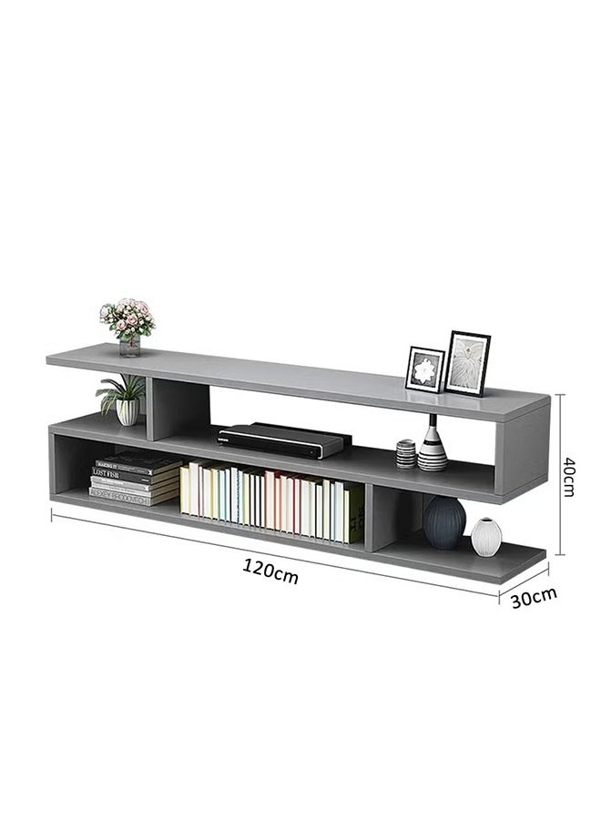 إن كي أكس حامل تلفاز بتصميم شبكي بسيط – حل تخزين أنيق للمنازل العصرية - Image 4