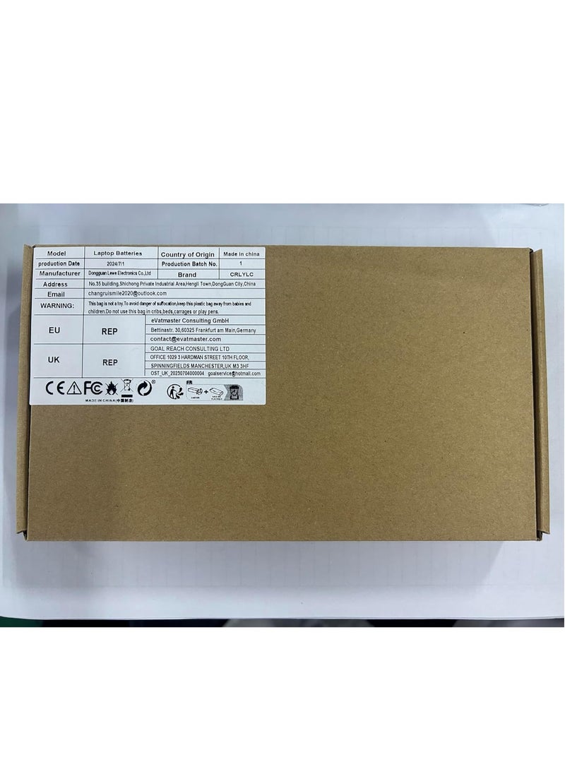 Generic 7.6V 62WH 6MT4T Laptop Battery for Dell Latitude 14 5470 E5470 15 5570 E5570 E5270 Precision 3510 M3510 Mobile Workstation WYJC2 VMKXM 7V69Y TXF9M 79VRK 0 7V6 9Y 451-BBUQ 0HK6DV TXF9M  - Image 2