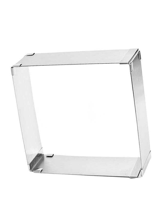 نيبمينينت قطاعة كيك موس مربعة الشكل وقابلة للتعديل فضي 28سنتيمتر - Image 1