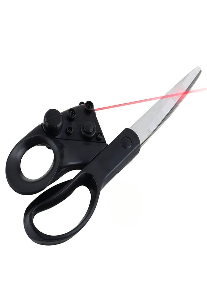 FixtureDisplays® Multifunctional Sewing Guided Scissors Cuts Straight Fast Guided Scissors Guided Light Scissors 16706 - Image 1