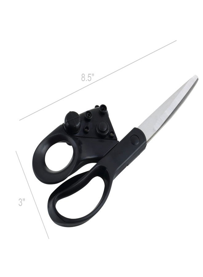 FixtureDisplays® Multifunctional Sewing Guided Scissors Cuts Straight Fast Guided Scissors Guided Light Scissors 16706 - Image 4