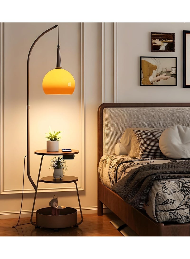 DubaiGallery Floor Lamp Multifunctional Floor Lamps Height Adjustable Vertical Lamp Decorative Tall Lamps Corner 2 Desk + 1 Storage Cube - Image 3
