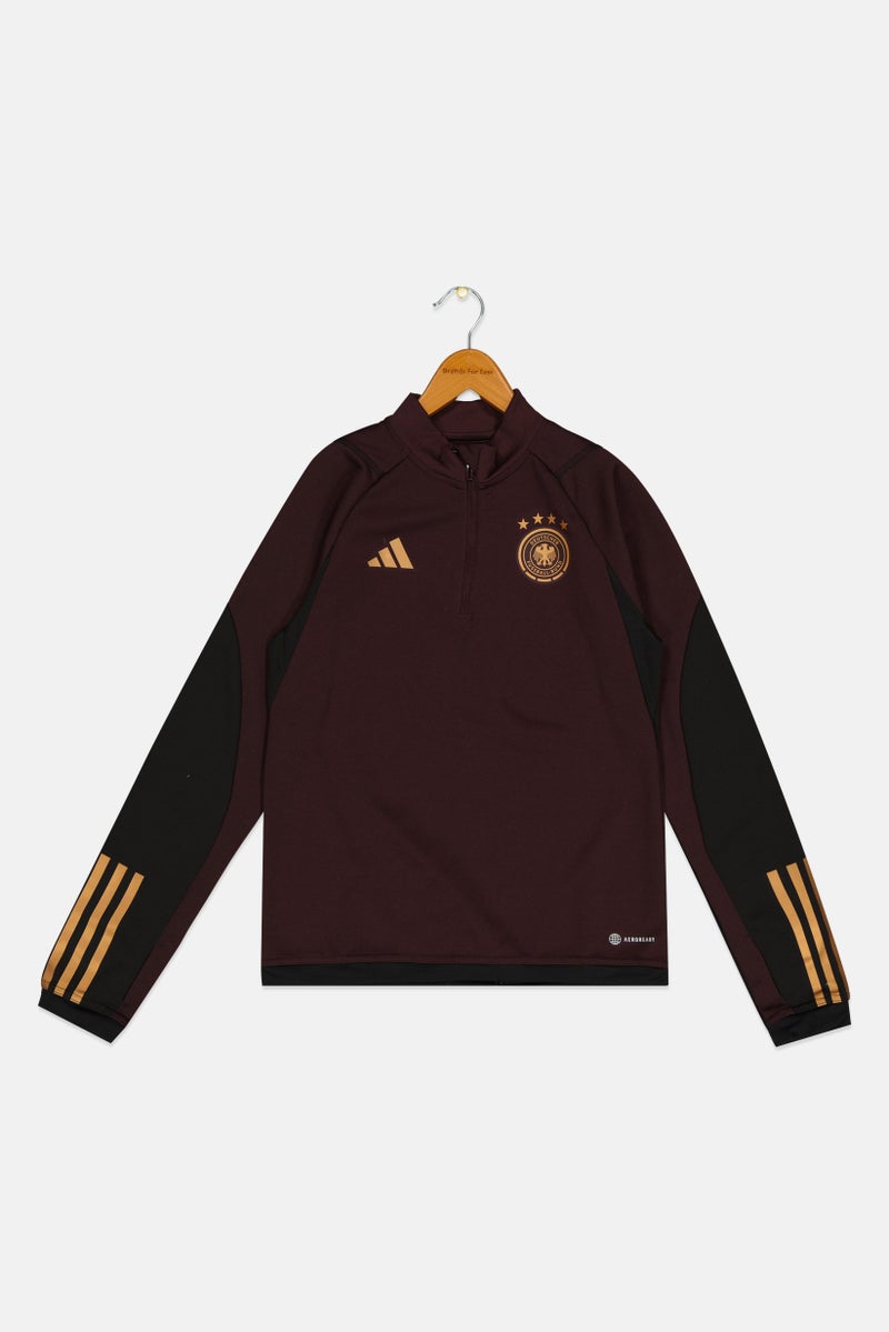 Adidas Kids Boy Long Sleeves German Football Association Jersey, Multicolor  - Image 1