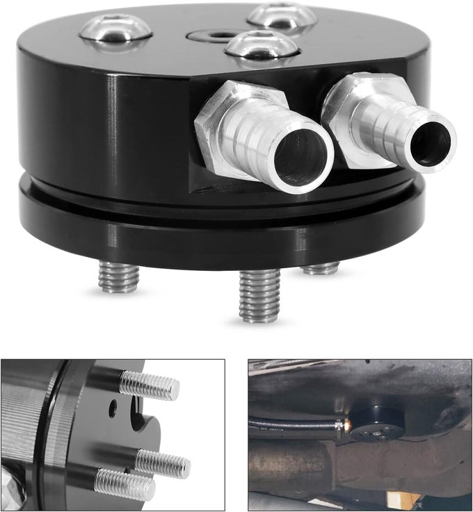 Diesel Fuel Tank Gas Sump Integrated Return Kit For Fass Airdog Cummins Duramax