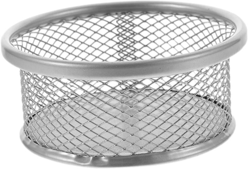 Cute Desk Accessories Metal Mesh Basket Paperclip Holder for Desk Binder Organizer for Office - Image 1