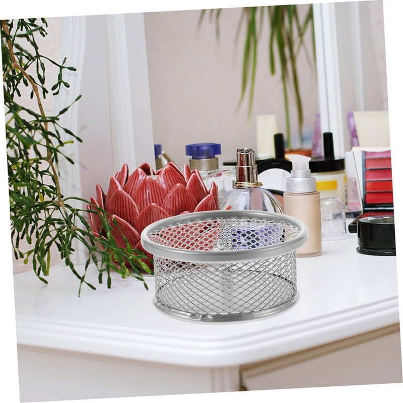 Cute Desk Accessories Metal Mesh Basket Paperclip Holder for Desk Binder Organizer for Office - Image 5