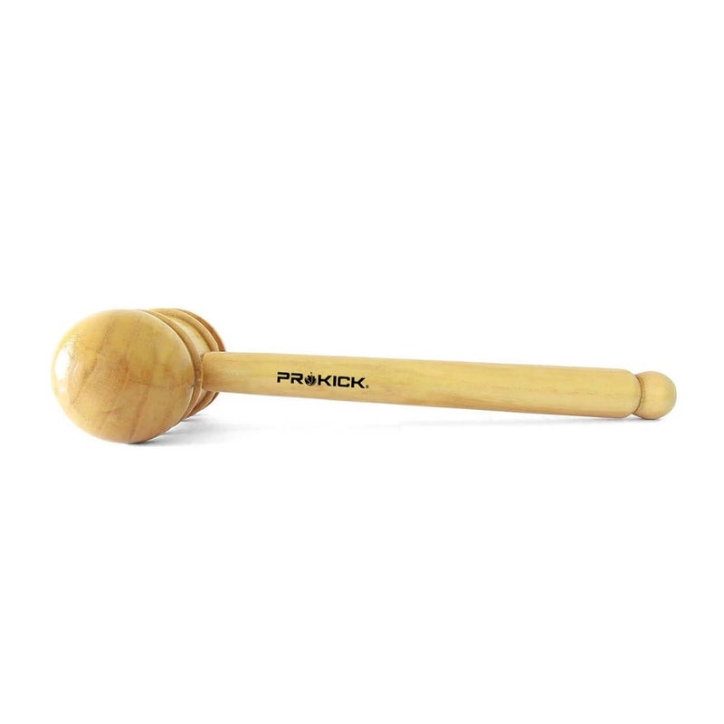 Prokick Cricket Bat Knocking Wooden Mallet | Double Side Knocking Wooden Mallet Hammer (Natural/Polished) - Pack of 1 - Image 3