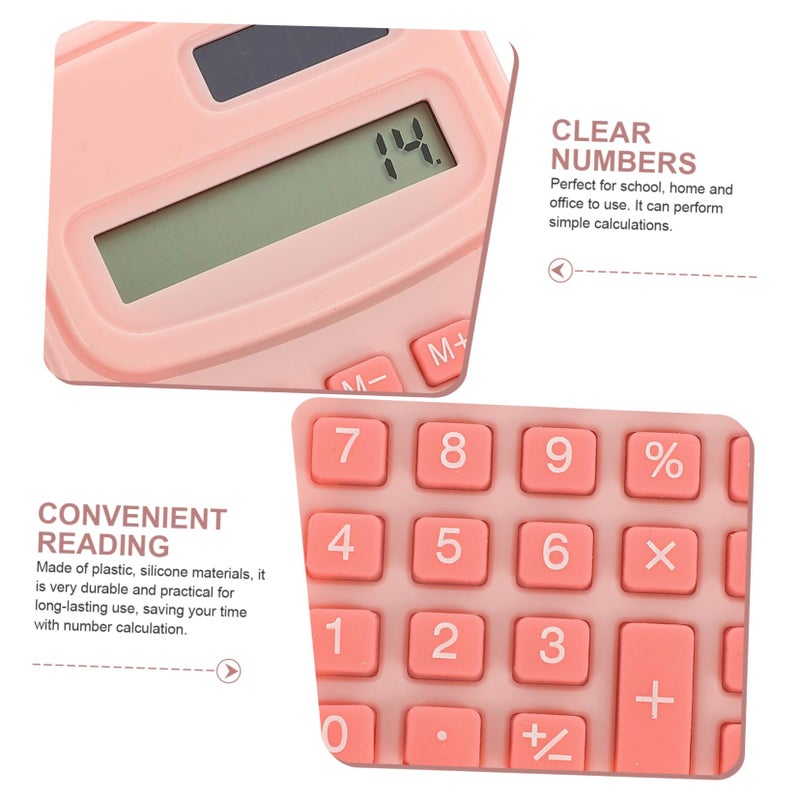 Portable Small Calculator For Office And School Use In Candy Colors Lightweight Easy To Carry - Image 5