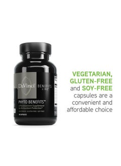 Davinci DAVINCI Labs Phyto Benefits - Supports Heart, Brain & Immune Health, GLP-1 Production & More with Curcumin, Quercetin, Green Tea & More* - Vegetarian, Gluten-Free, Soy-Free - 30 Capsules  - Image 3