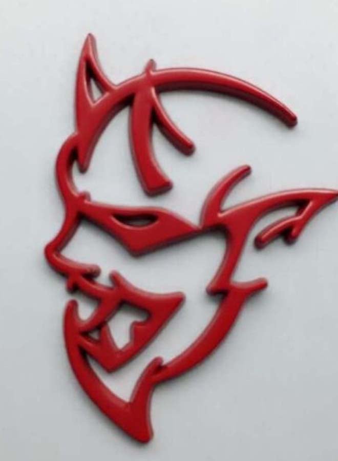 2-Piece Demon Challenger Badge Emblem Set - Image 2