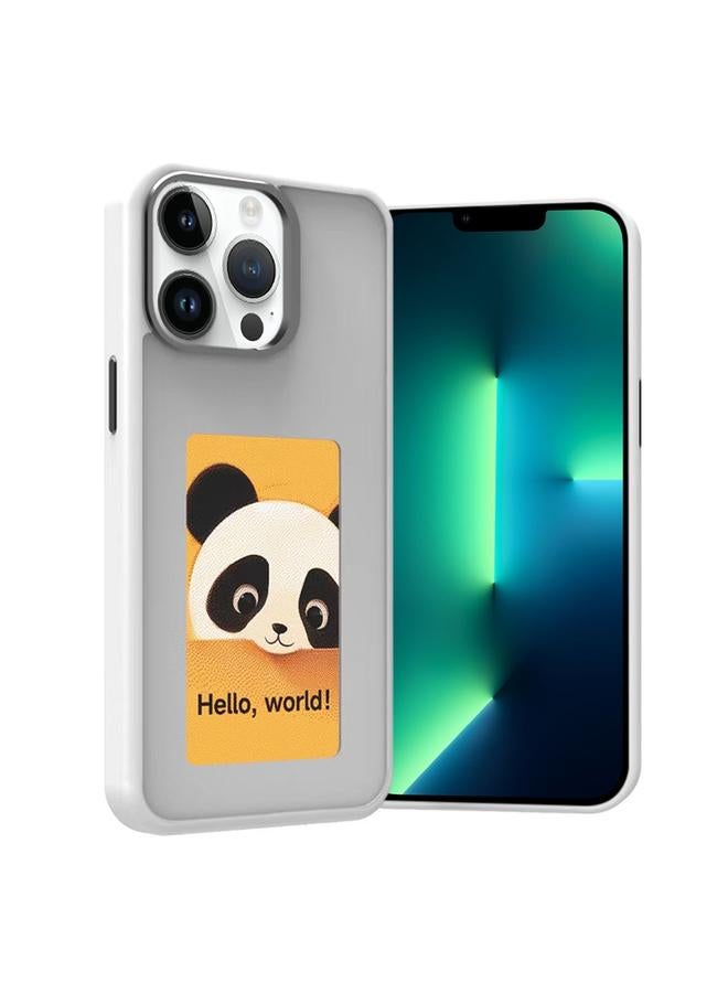 S-TOP Case For iPhone 13 Pro Max Four-Color E-ink Screen NFC DIY Phone Case - Image 1