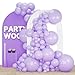 PartyWoo Lavender Balloons 120pcs Different Sizes Pack of 18 12 10 5 Inch Light Pastel Purple Lilac Balloon Arch Kit for Baby Shower Bachelorette Fairy Birthday Princess Party Decorations PurpleQ10 - Image 3
