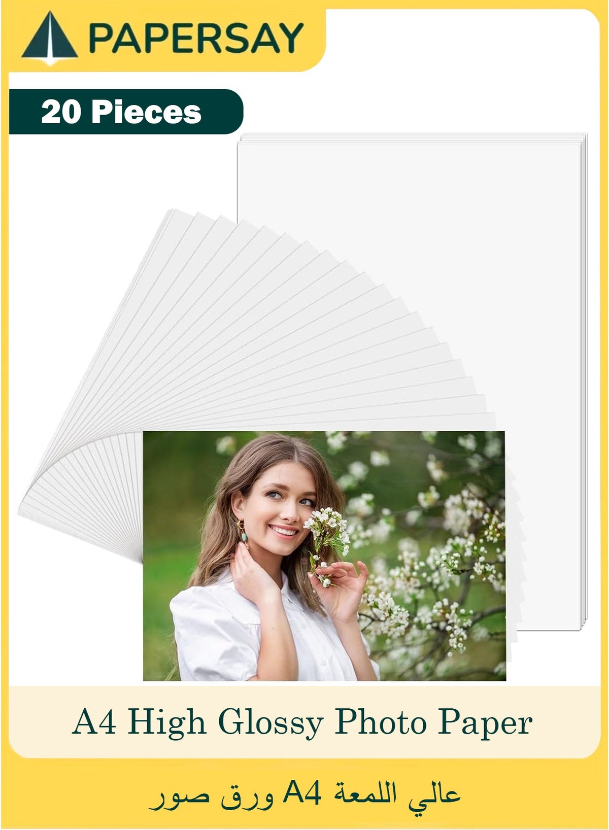 papersay Papersay 20 Seets High Glossy Photographic Premium Photo Embossed Card Picture Suitable For Most Applications 180 GSM ZB6E5BBB2E350CC3A2B70Z