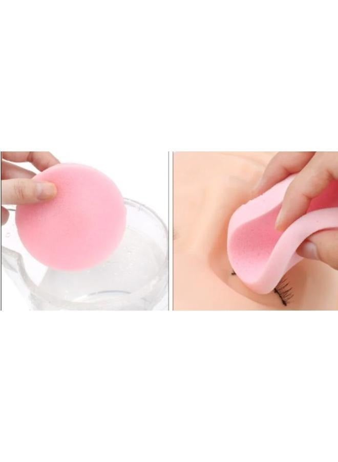 2*1 Professional Skin Care Makeup Removal Sponge (Pink) - Image 4
