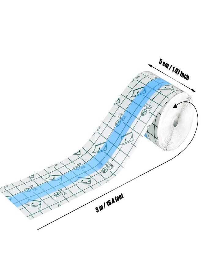 SHREESHANN Transparent Stretch Adhesive Bandage Waterproof Bandage Clear Adhesive Bandages Dressing Tape for Tattoos & Second Skin Healing Protection Supplies - Image 2