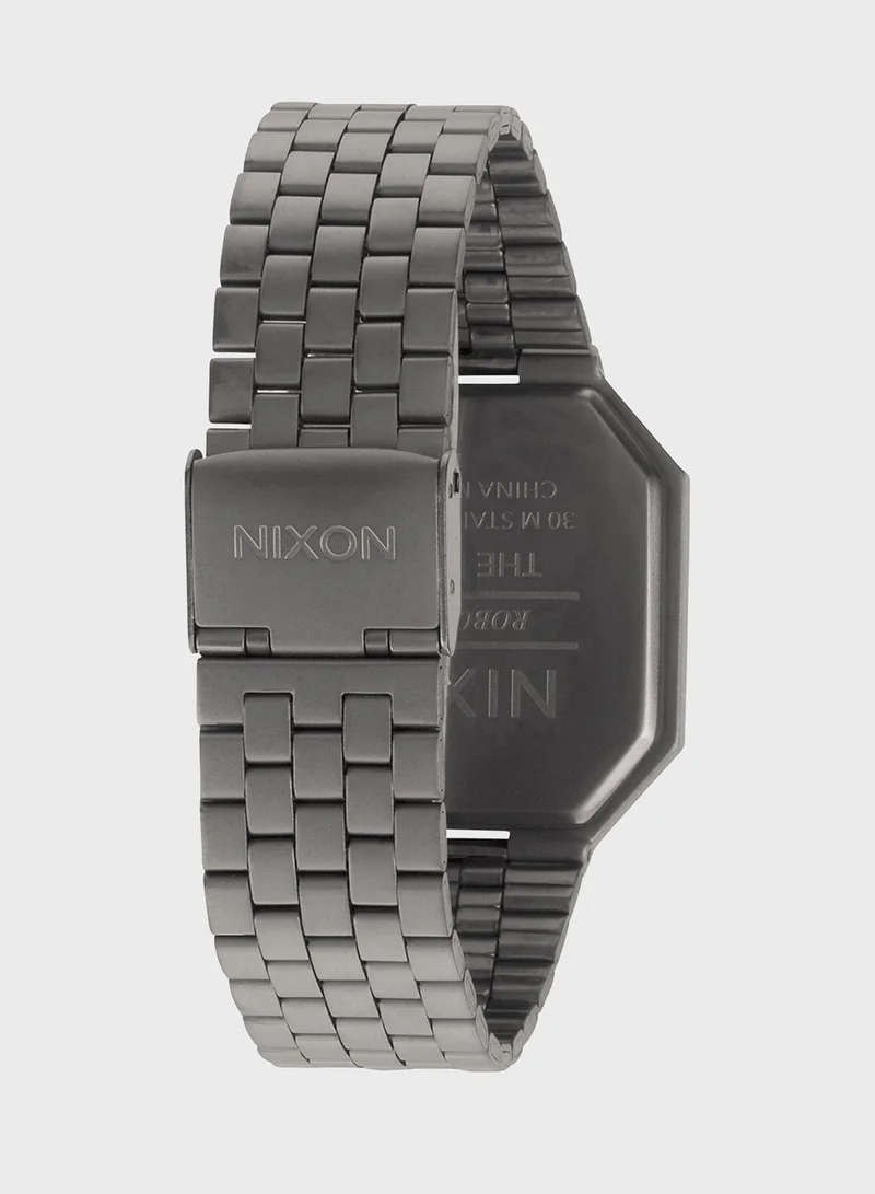 NIXON Re-Run All Gunmetal Watch