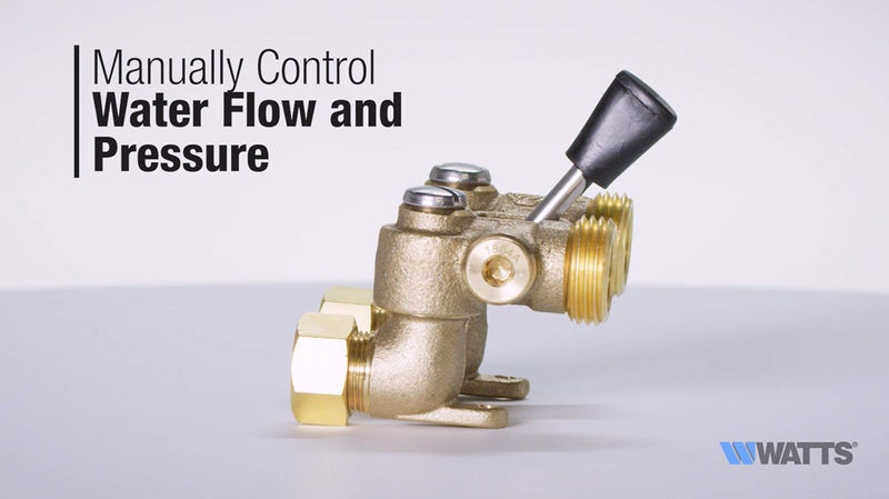 Watts 1/2" 2T-M2 Brass & Tubular Washing Machine Hot Water Shut Off Valve - Image 2