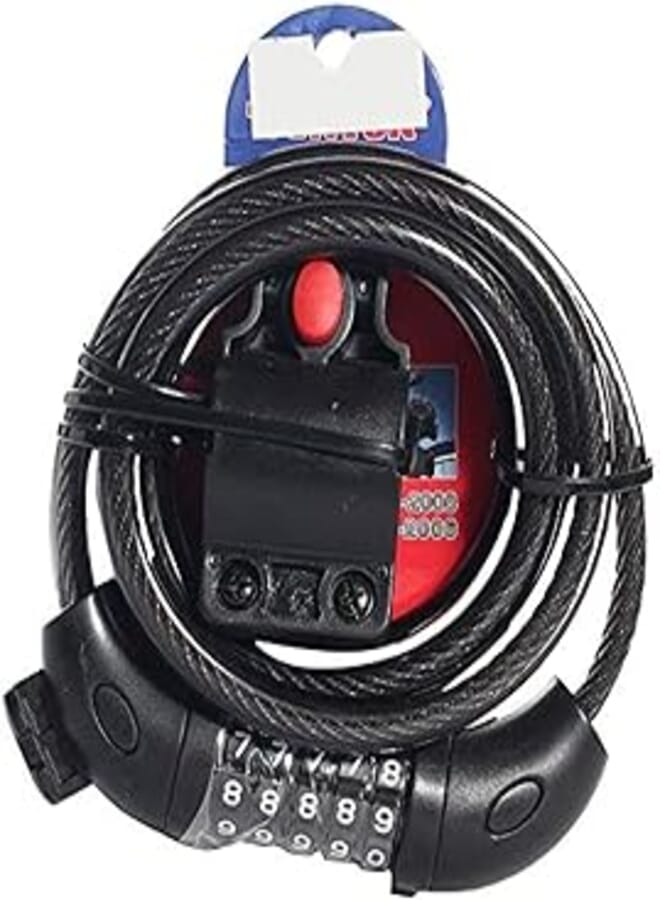 Tonyon Black Lock 5 Numbers - Black, 120 Cm