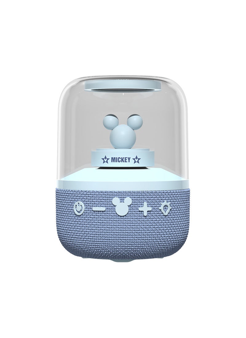 Disney S6 AI Bluetooth Speaker with Colorful LightsLight Blue Light Blue