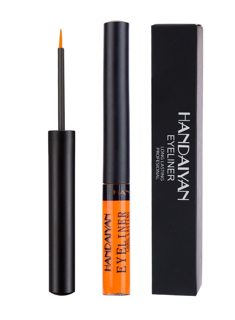 هاندايان محدد عيون مقاوم للماء، محدد عيون سائل، لمسة نهائية من الأشعة فوق البنفسجية، مكياج احترافي، يدوم طويلاً، سريع التلطخ، مقاوم للجفاف الشديد، يبقى طوال اليوم، خط مائي مجنح، نتيجة فورية - Image 1