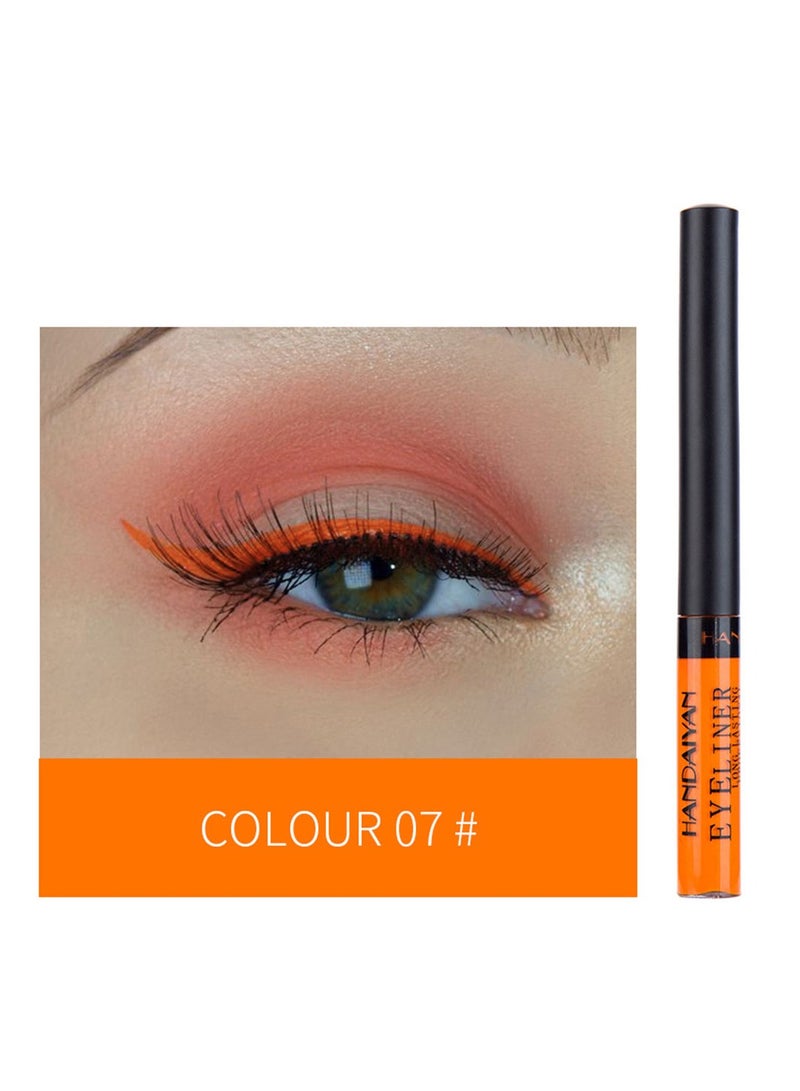 هاندايان محدد عيون مقاوم للماء، محدد عيون سائل، لمسة نهائية من الأشعة فوق البنفسجية، مكياج احترافي، يدوم طويلاً، سريع التلطخ، مقاوم للجفاف الشديد، يبقى طوال اليوم، خط مائي مجنح، نتيجة فورية - Image 2