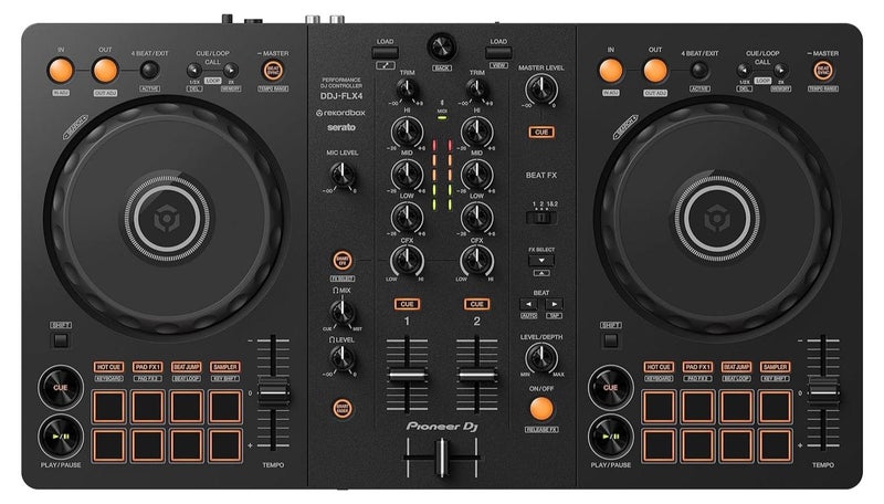 بيونير دي جي Pioneer DJ DDJ-FLX4 2-deck Rekordbox and Serato DJ Controller - Image 1
