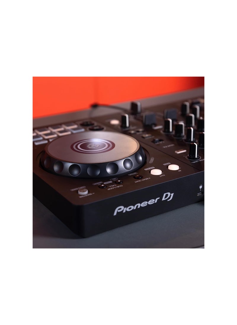 Pioneer DJ - Pioneer DJ DDJ-FLX4 2-deck Rekordbox and Serato DJ Controller - Image 1