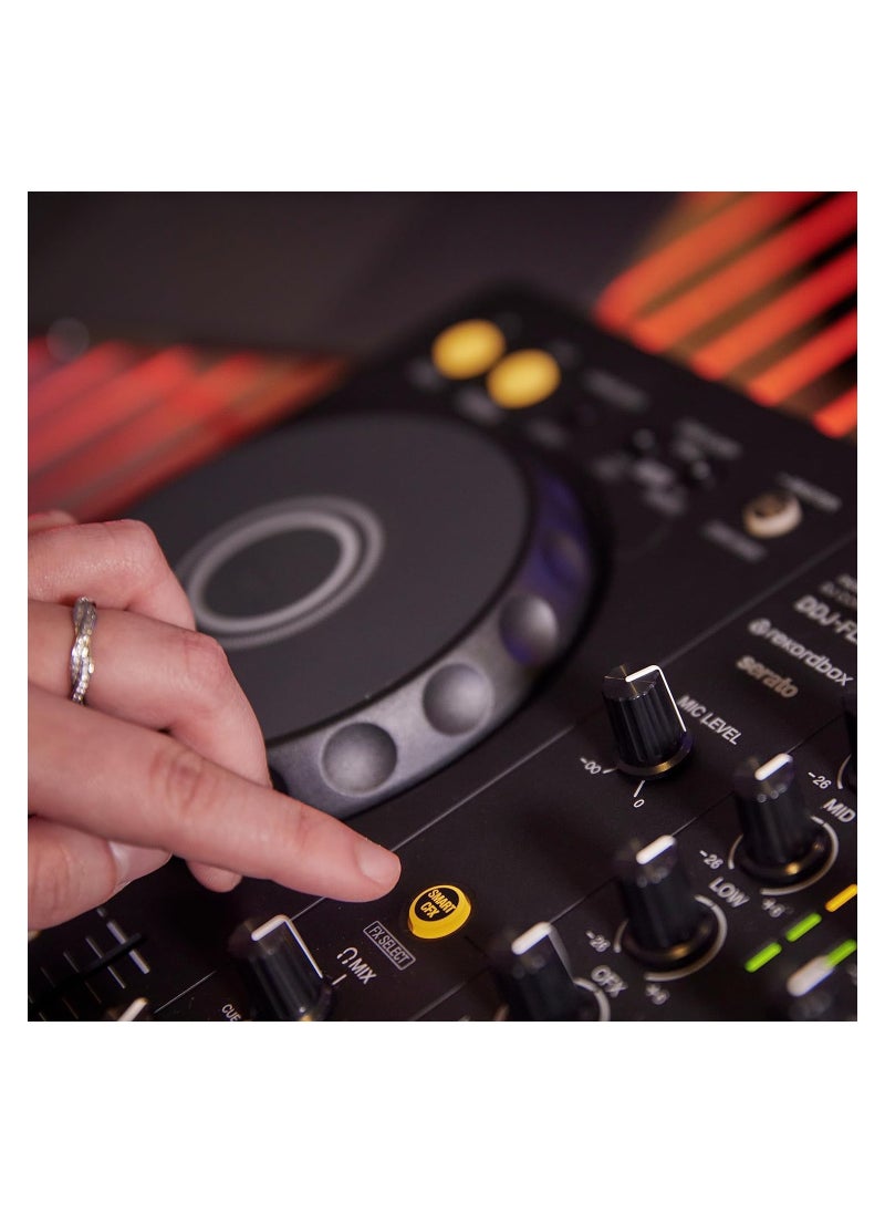 Pioneer DJ - Pioneer DJ DDJ-FLX4 2-deck Rekordbox and Serato DJ Controller - Image 1