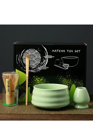 4-Piece Matcha Green Tea Whisk Set  Whisk Scoop Bowl Green/Beige - pzsku/ZB6E5F69B9D692FB17BF2Z/45/1747030953/7f06924e-551c-4a73-ba70-4e98d1b6a4ac