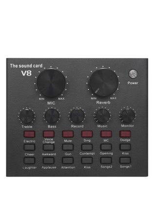 V8 Bluetooth Microphone Live USB External Sound Card DSP Chip - 12 Sound Effects for Phone Computer PC Audio Broadcast - pzsku/ZB6E5FC3DEA497EE28999Z/45/1749594165/c3b6f958-2b73-4d5d-b924-b4ec0f98c537