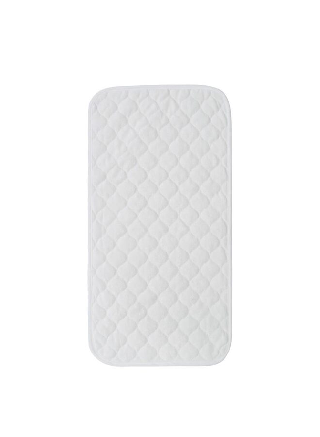 2PCSBassinet Mattress Pad Cover, Waterproof, Fits for All Mainstream Bassinet - Rectangle, Oval, Hourglass, Ultra Soft Microfiber Surface, Washer Dryer?Grey and White? - Image 5