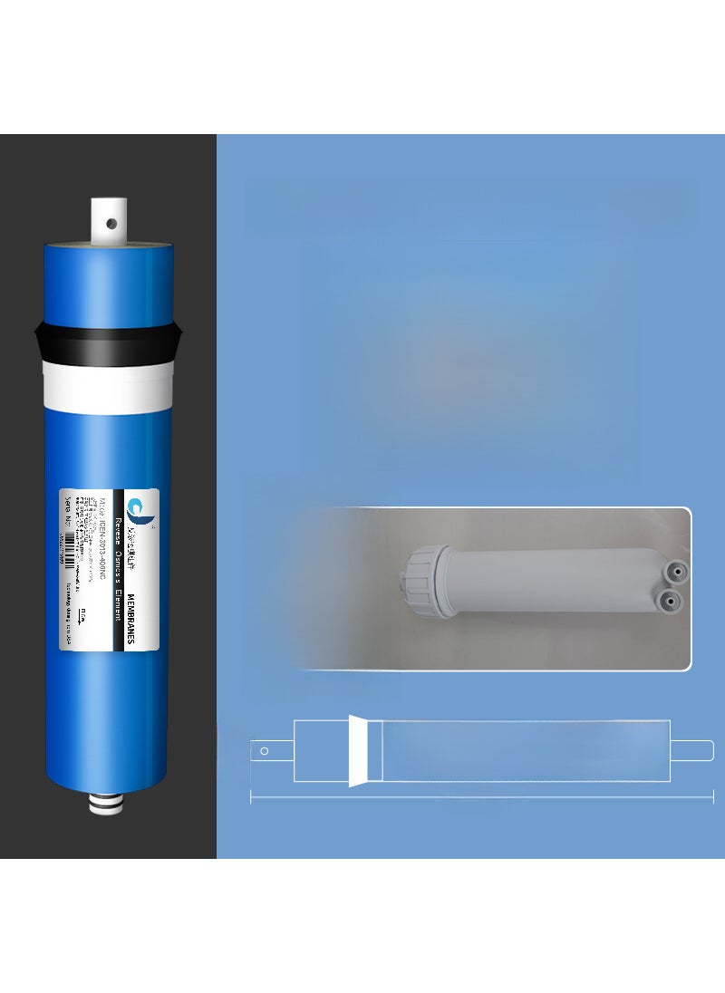 1 x 5 pcs 97% Desalination RO Water Filter 75-800G Membrane 3013-400G 