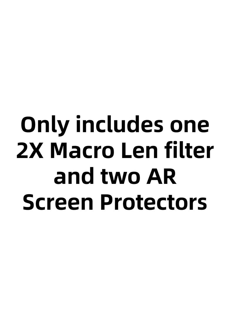 Neewer 2X Macro Len filter and two AR Screen Protectors for Pocket 3, Magnetic Close Up Macro Photography Lens, 3 Elements in 3 Groups Multicoated HD Optical Glass, Compatible with DJI Osmo Pocket 3 - Image 2