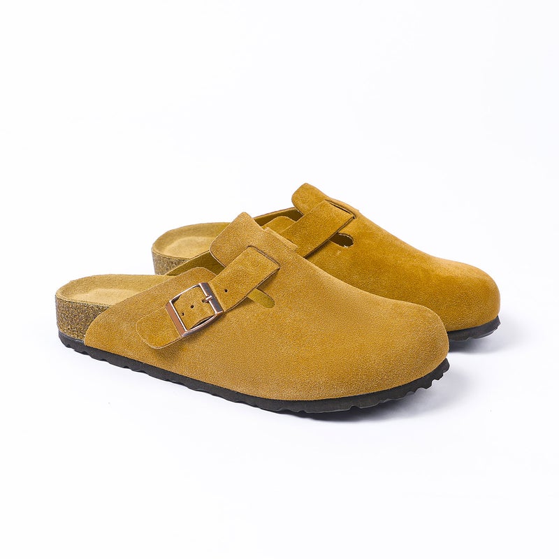 Birkenstock Sandals Spring/Summer New Arrival Unisex Outdoor Slippers Casual Closed-Toe Retro Half-Slippers