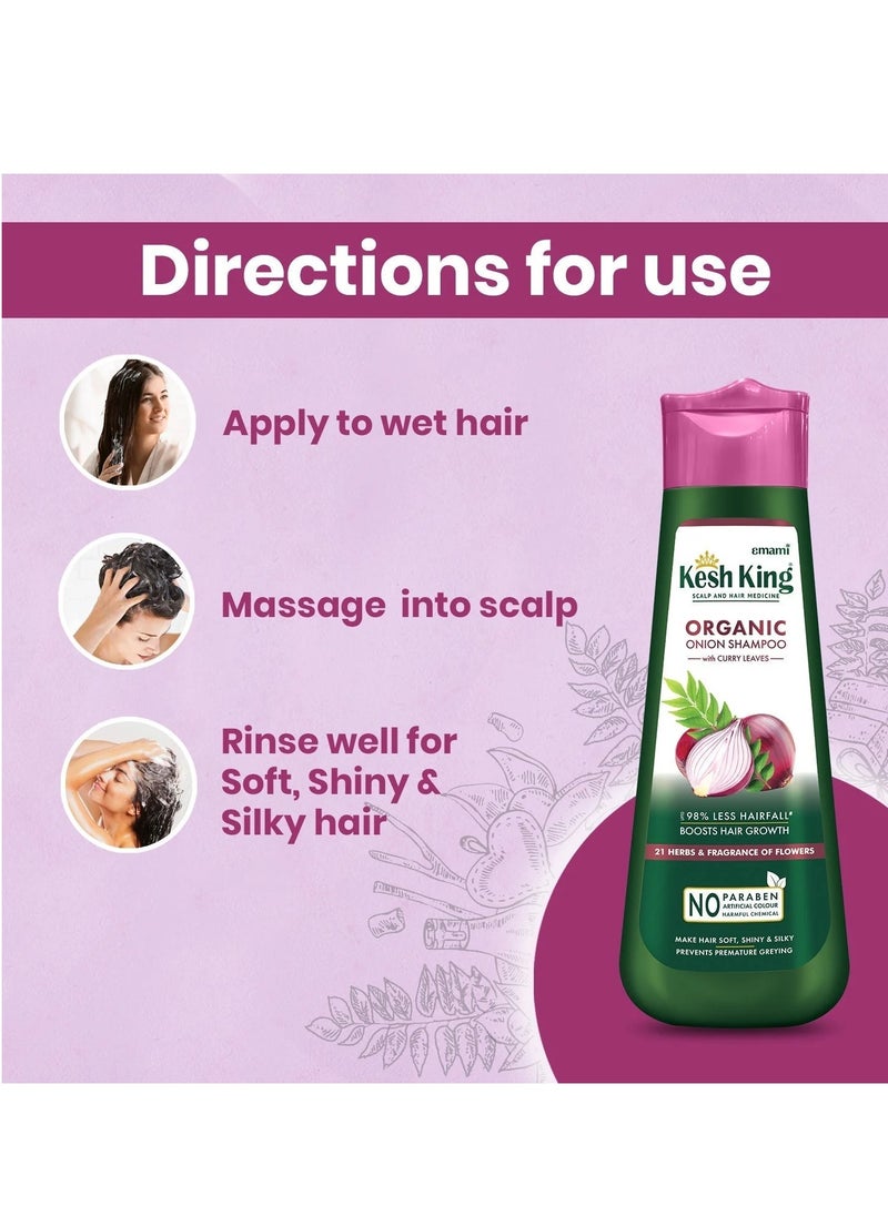 Kesh King Kesh King ORGANIC ONION SHAMPOO 200ML  - Image 2