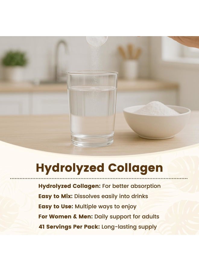 VEV Multi Collagen Peptides Powder, 16 oz (41 Servings) – Type I, II, III, V, X, Hydrolyzed Collagen, Hyaluronic Acid Power, Biotin, Vitamin C, Supports Skin, Unflavored, Dissolves Easily - Image 4