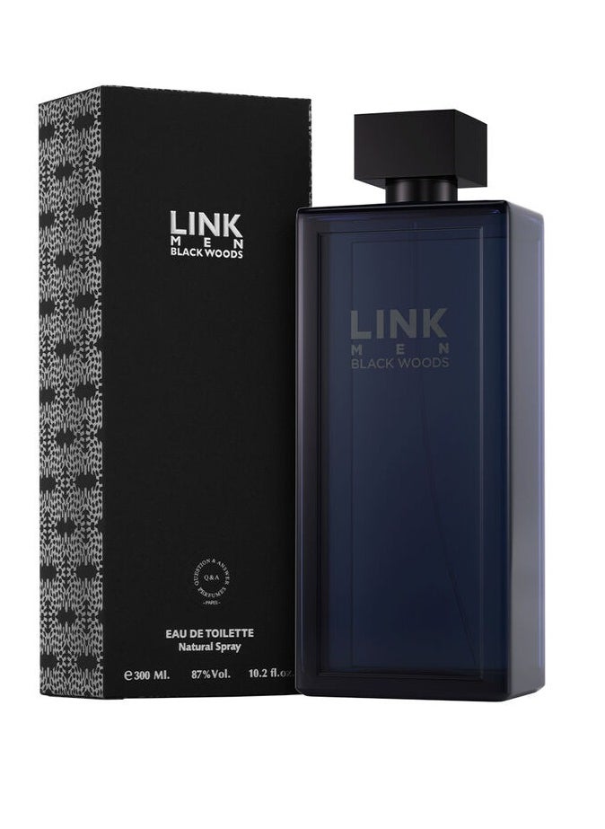 DERAAH - Link Black Eau De Toilette for men 300 ml - Image 1