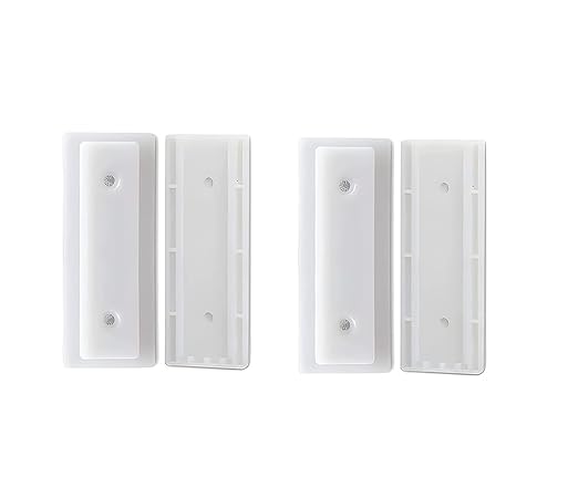 HomeAra HomeAra Power Strip Holder Fixator No Hole Plugin Wall Socket Sticker Fixer Loading 10 Kg Maximum for Desk Wall WiFi Router Remote Control Paper Towel Box Pack of 2 