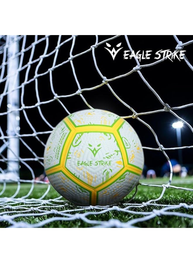 Eagle Strike Professional Match Soccer Ball – Size 5 PU Football, Official Weight 420-440g for Competitive Play - Image 5